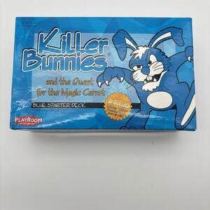 Killer Bunnies The Quest For The Magic Carrot Blue Starter Yellow Deck Complete